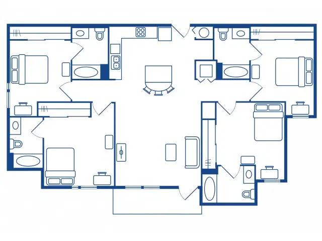 Lark Gainesville, Gainesville – 4 Bedroom 4 Bathroom