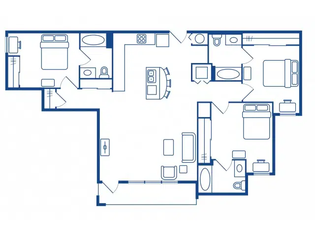 Lark Gainesville, Gainesville – 3 Bedroom 3 Bathroom