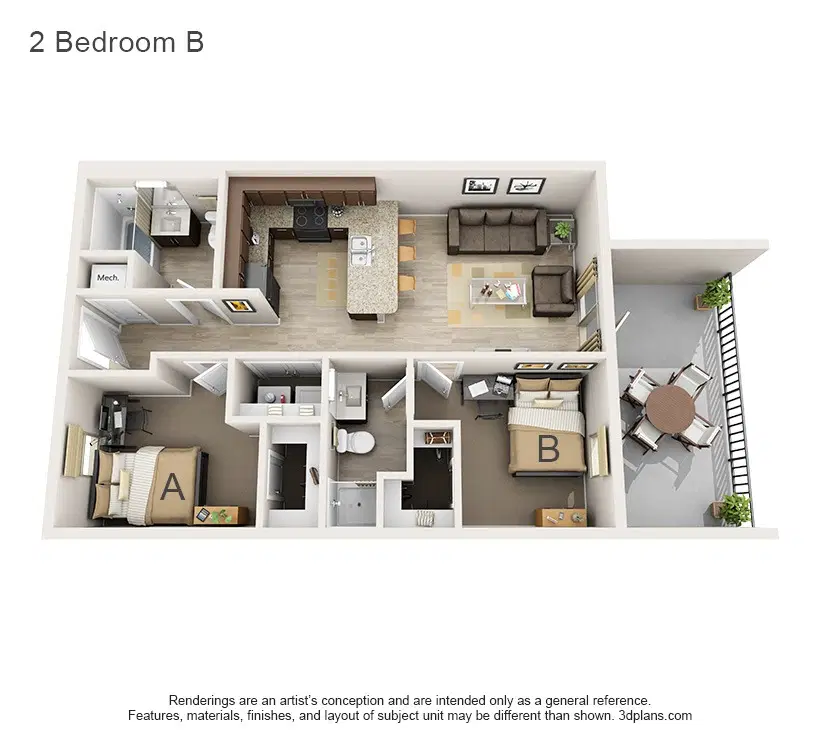 507 S. Second, Champaign – Room in 2 Bedroom 2 Bathroom | A