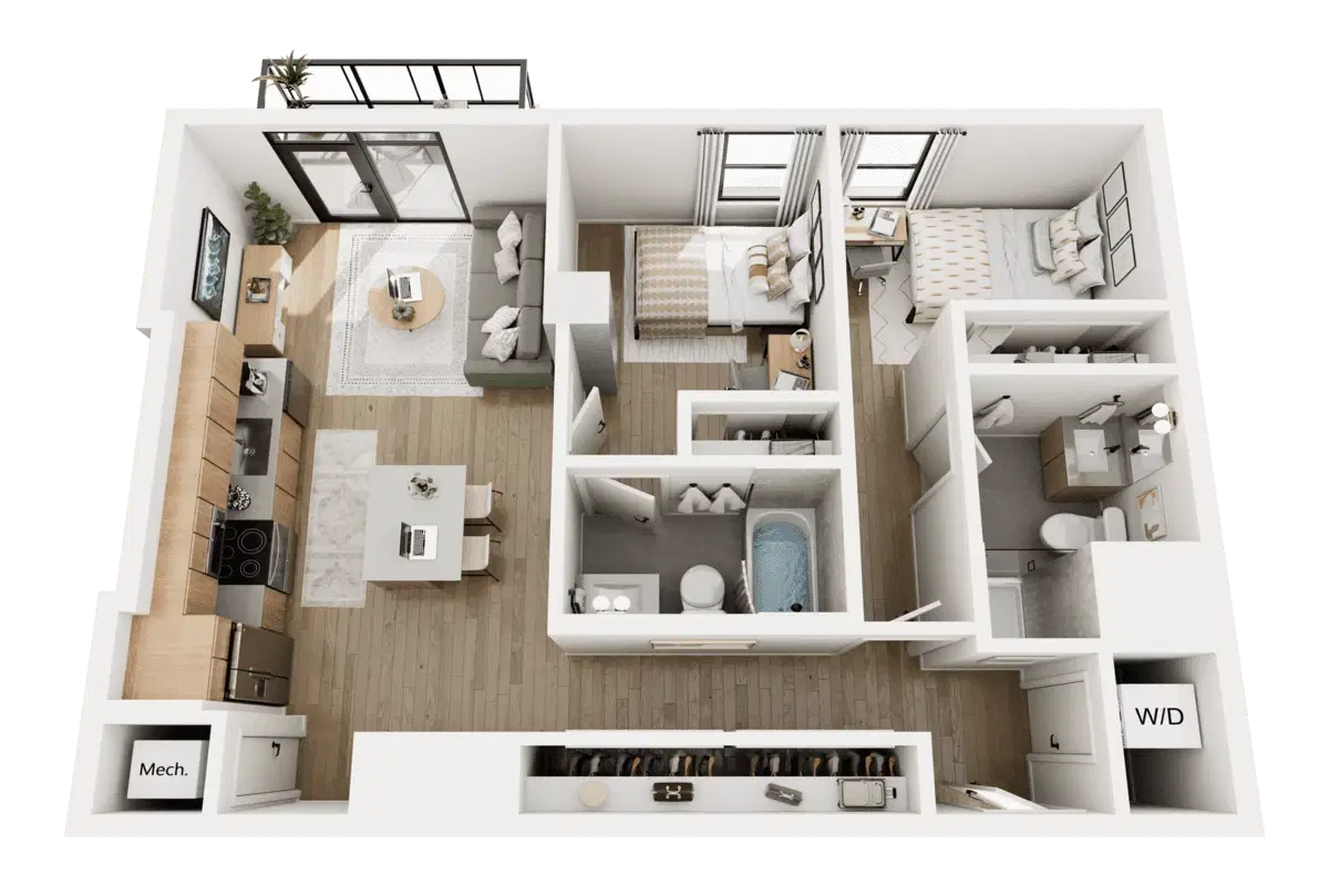 Rambler, Tempe – 2 Bedroom 2 Bathroom