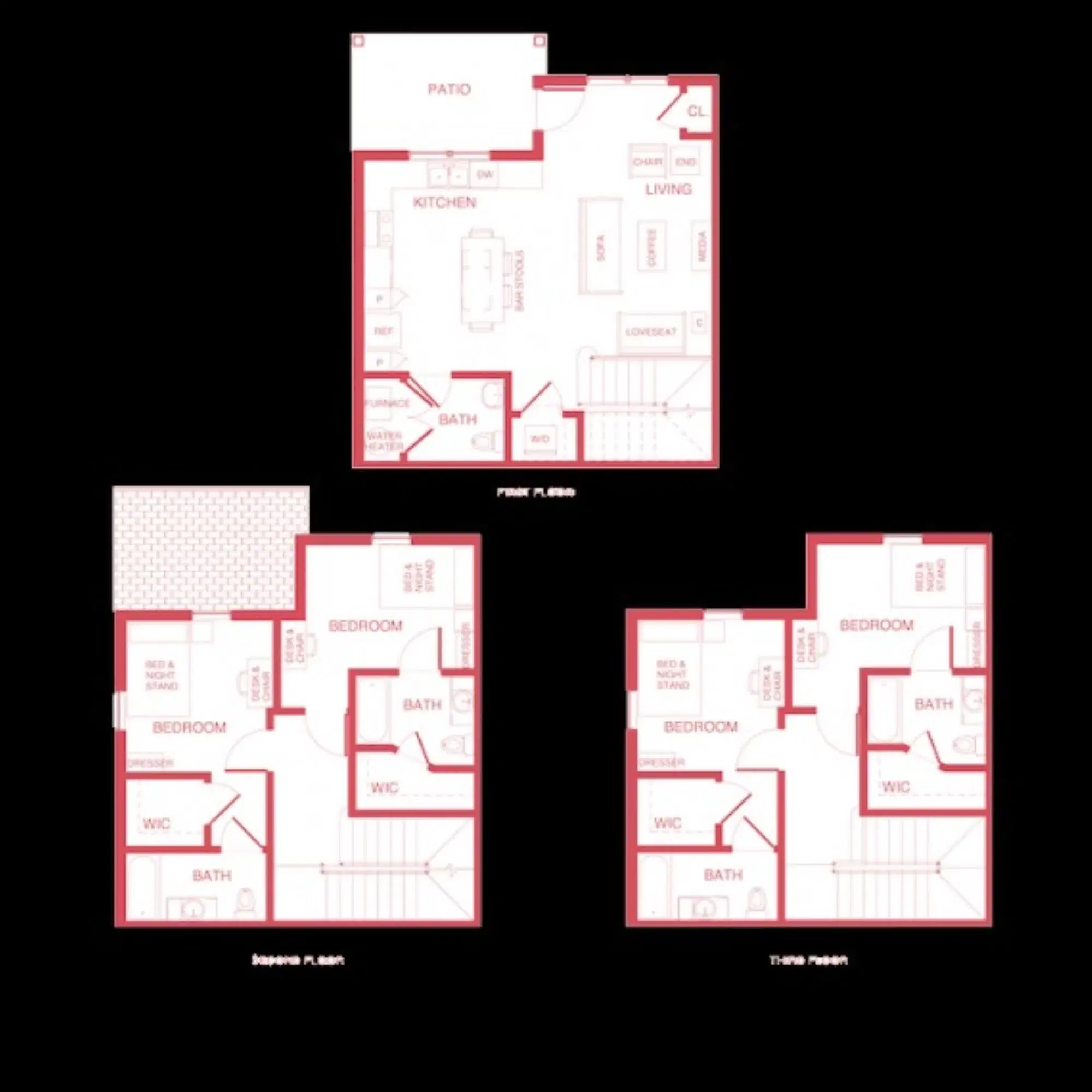 Edge 1120 Apartments, Toledo – Room in 4 Bedroom 4.5 Bathroom | PremTH