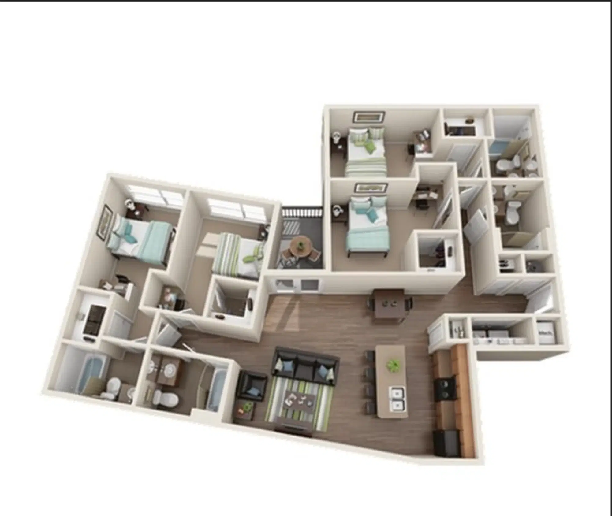 The Lex, Lexington – Room in 4 Bedroom 4 Bathroom | Deluxe