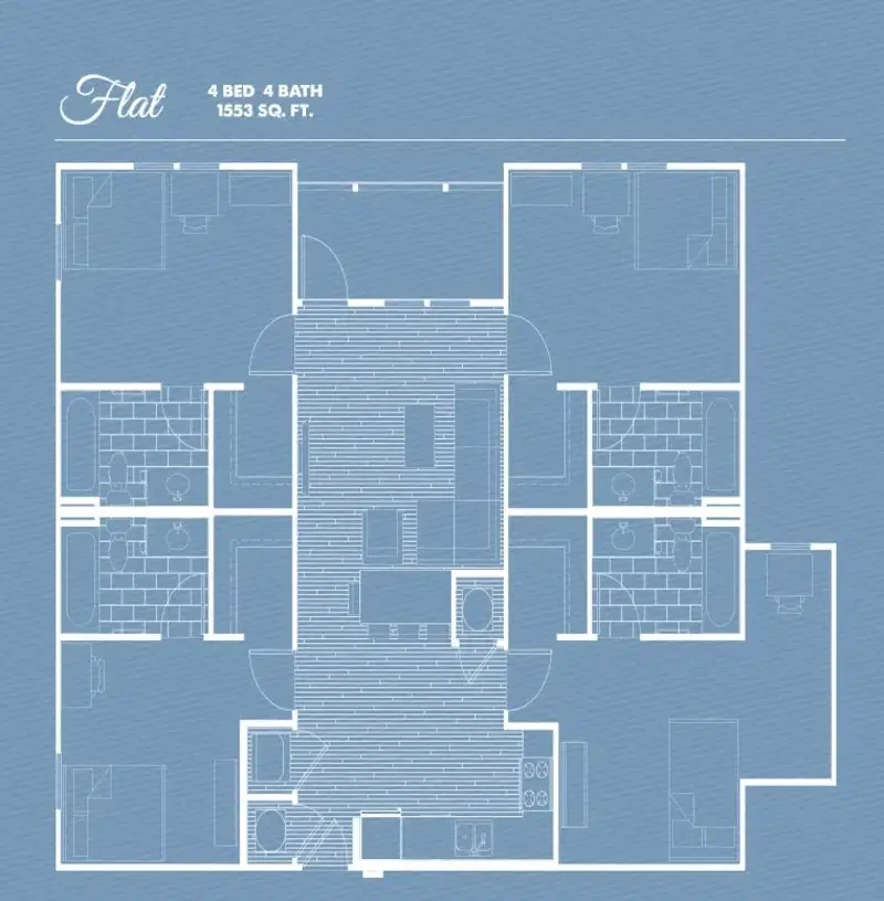 West 22, Kennesaw – Room in a 4 Bedroom 4 Bathroom | 4/4 Flat