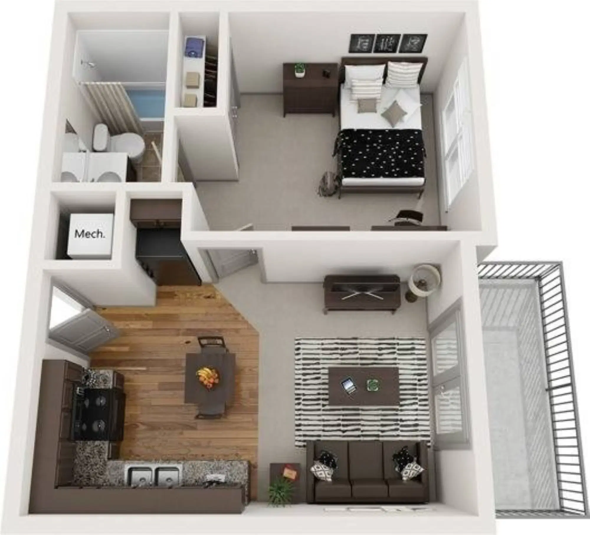 The James, Richmond – 1 Bedroom 1 Bathroom