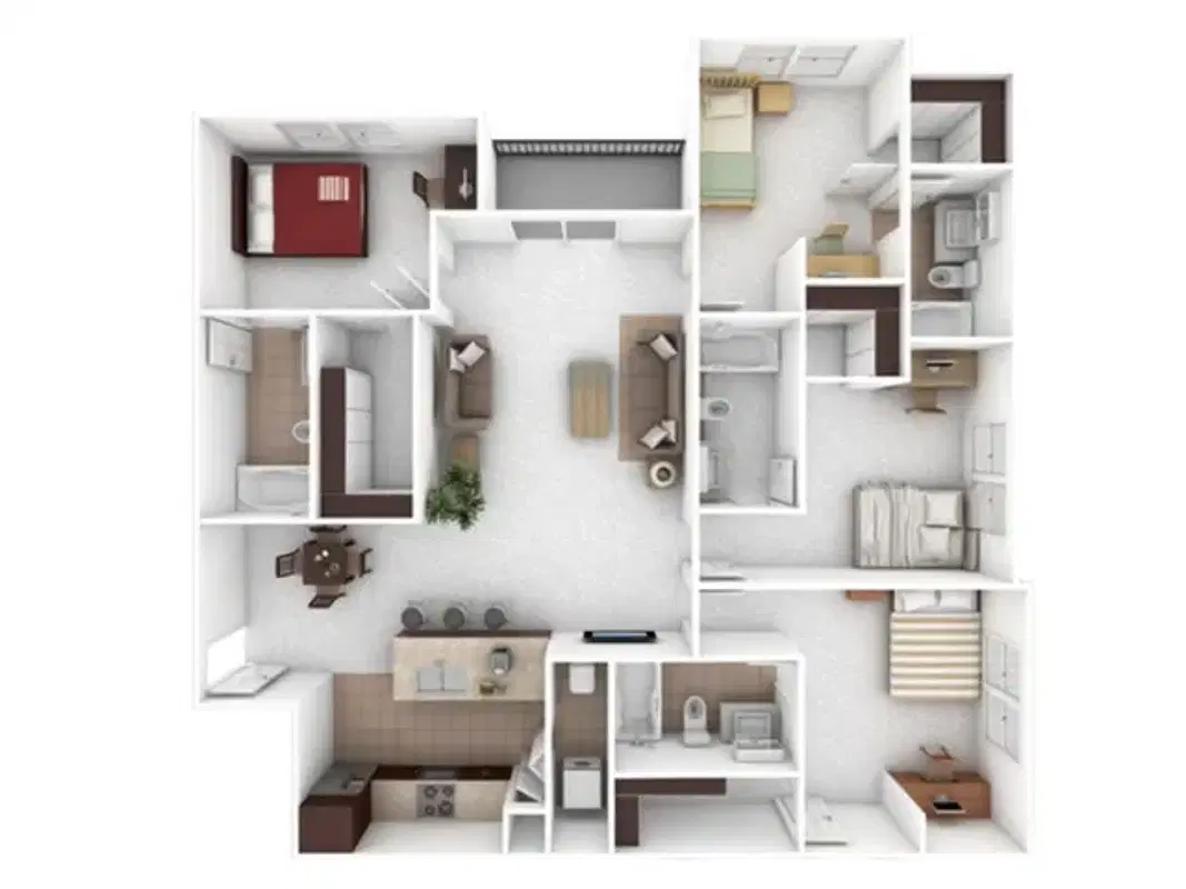 University Crossing, Ruston – 4 Bedroom 4 Bathroom