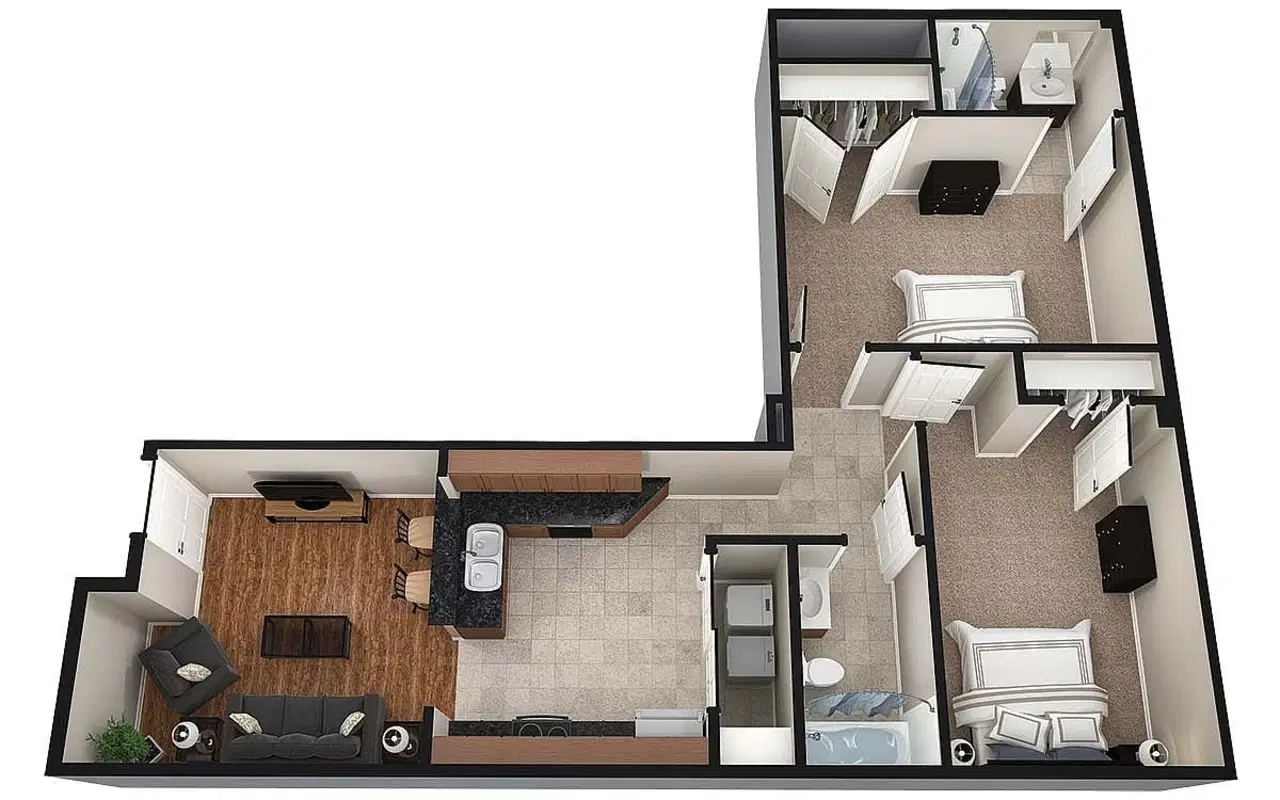 Brookside Downtown, Columbia – Room in a 2 Bedroom 2 Bathroom | Gentry