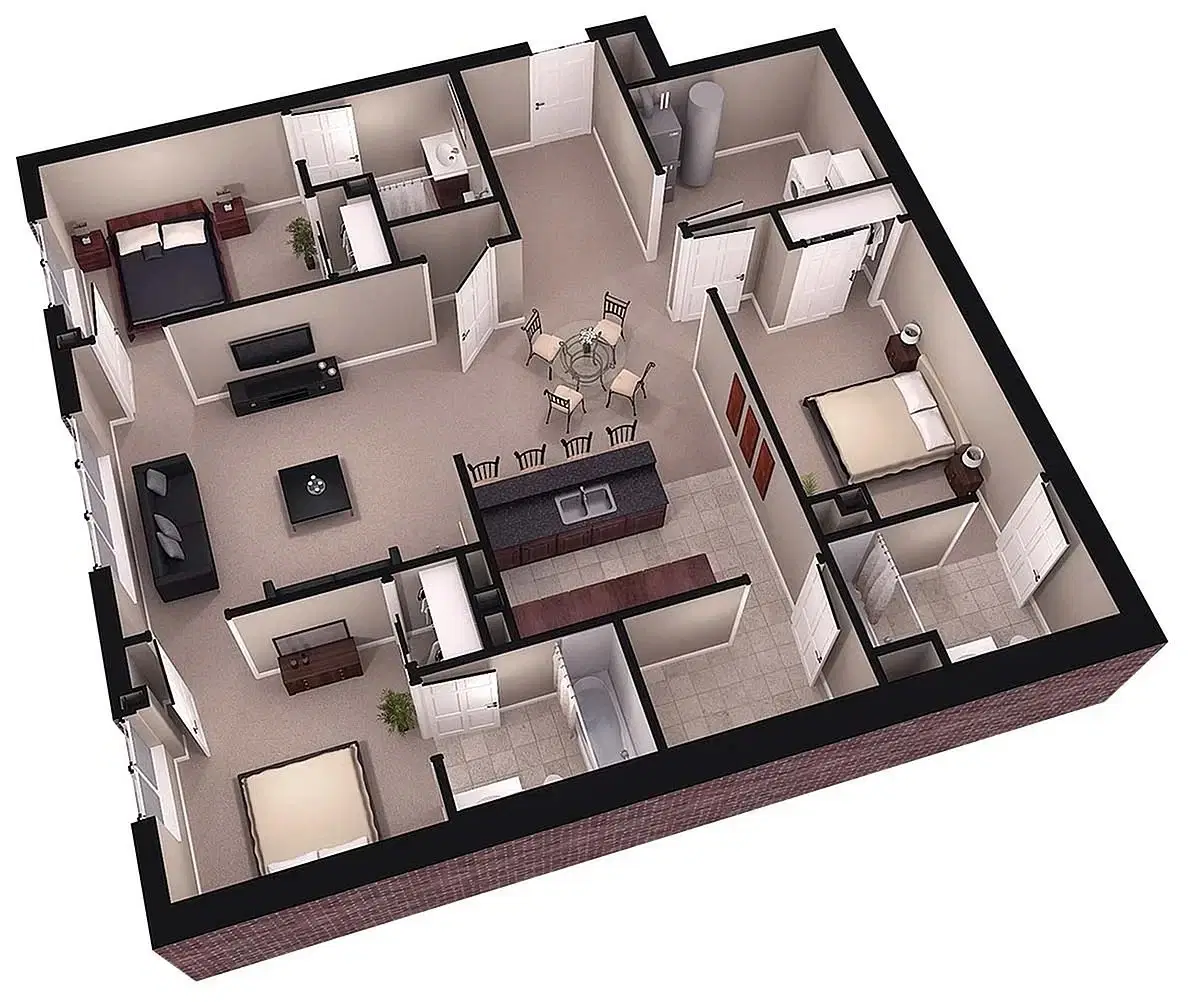 Brookside Downtown, Columbia – Room in a 3 Bedroom 3 Bathroom | Aurora One