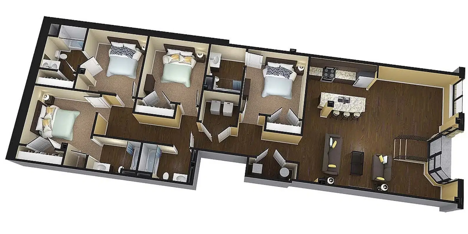 Brookside Downtown, Columbia – Room in a 4 Bedroom 4 Bathroom | Cambroda Two