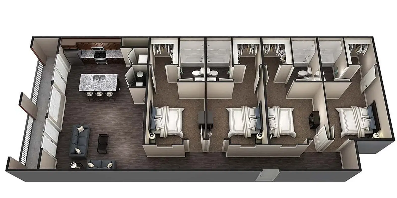 Brookside Downtown, Columbia – Room in a 4 Bedroom 4 Bathroom | Dorset