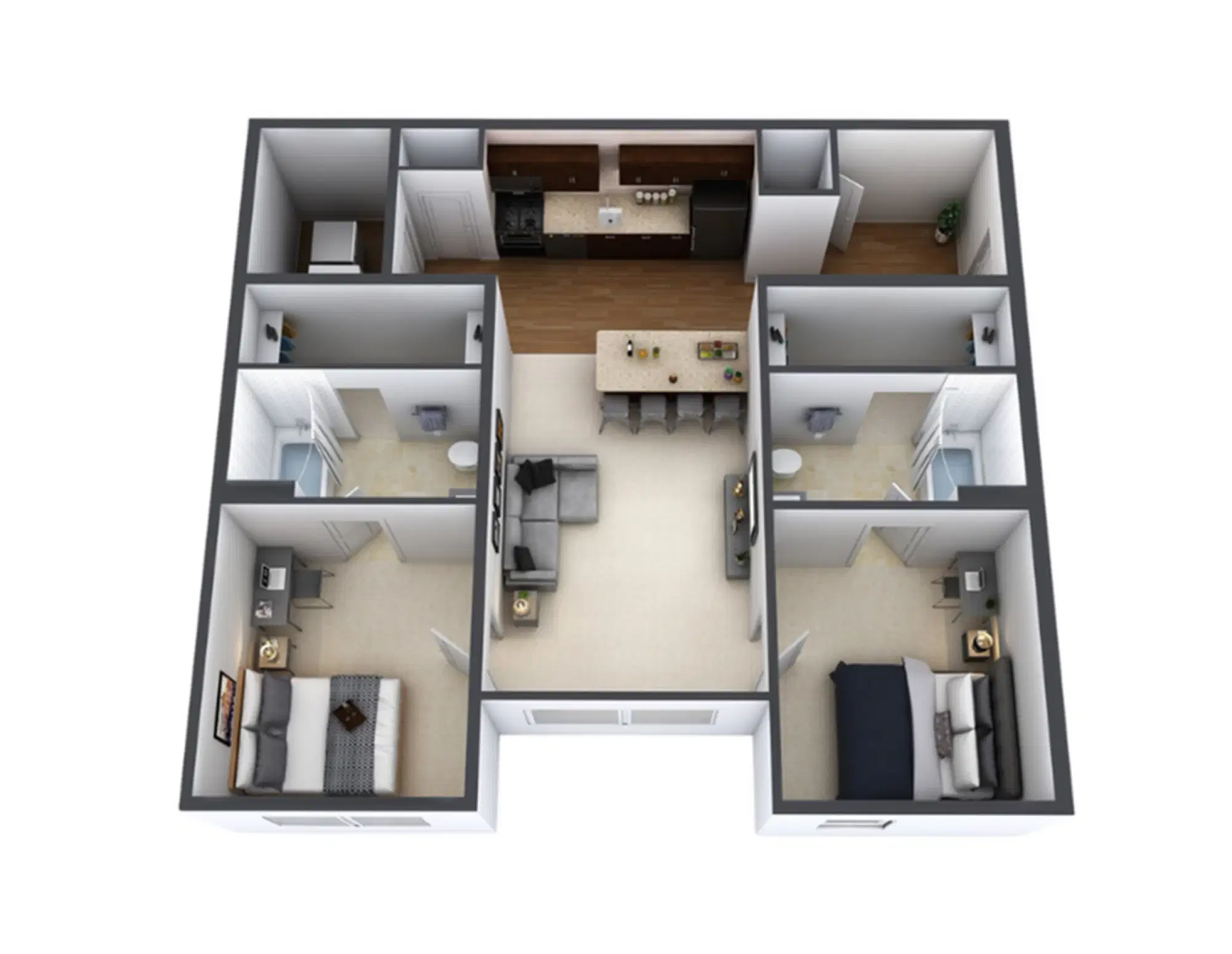 Block20, Buffalo – 2 Bedroom 2 Bathroom