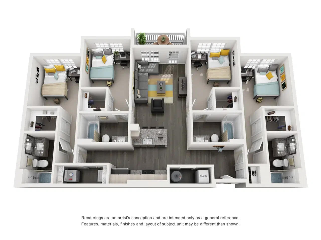 Paloma West Midtown, Atlanta – 4x4