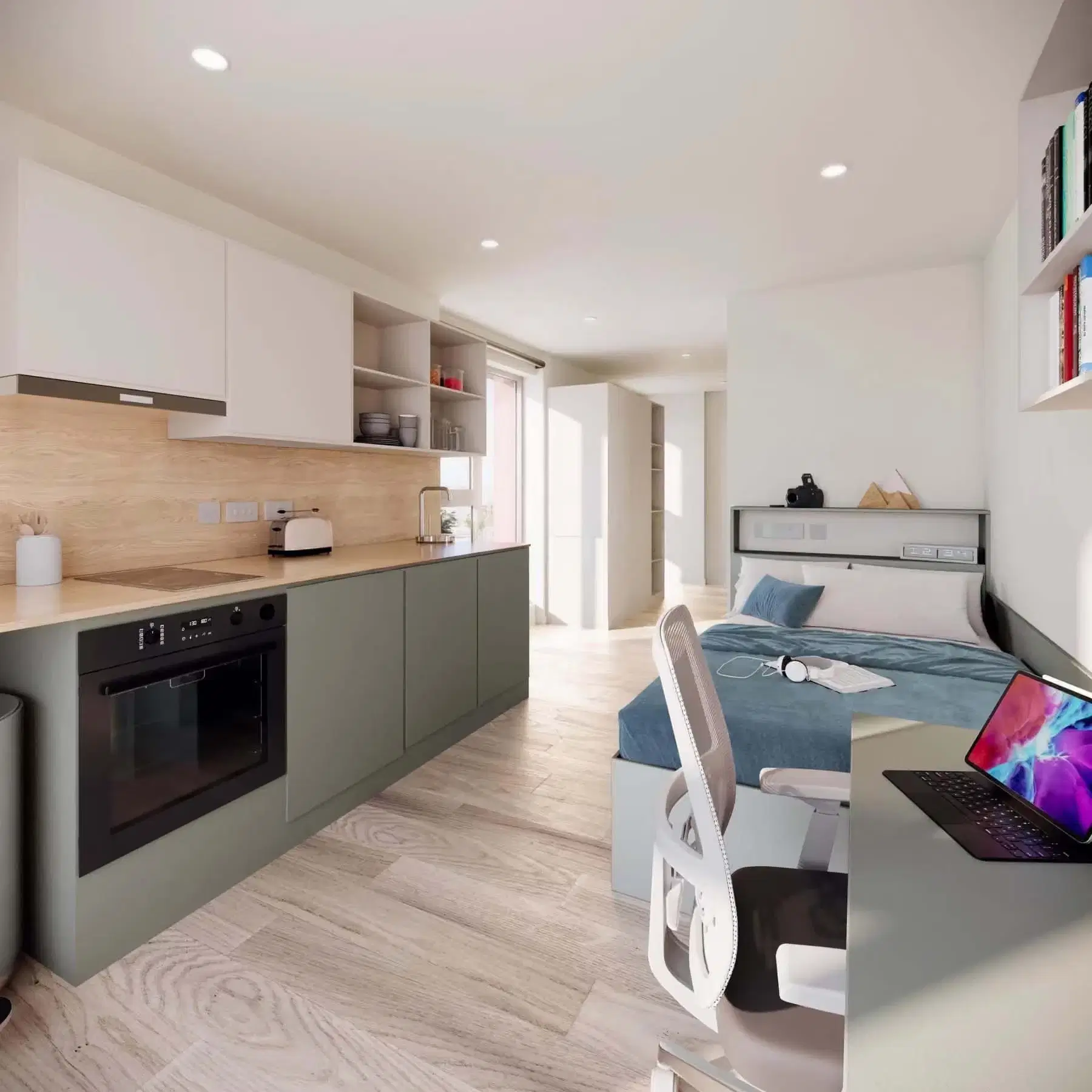 City Wharf, Glasgow – Classic Penthouse Studio