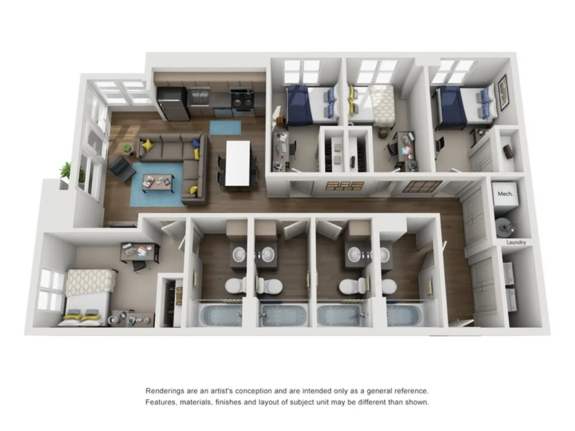 Six11, Ann Arbor – 4 Bedroom 4 Bathroom