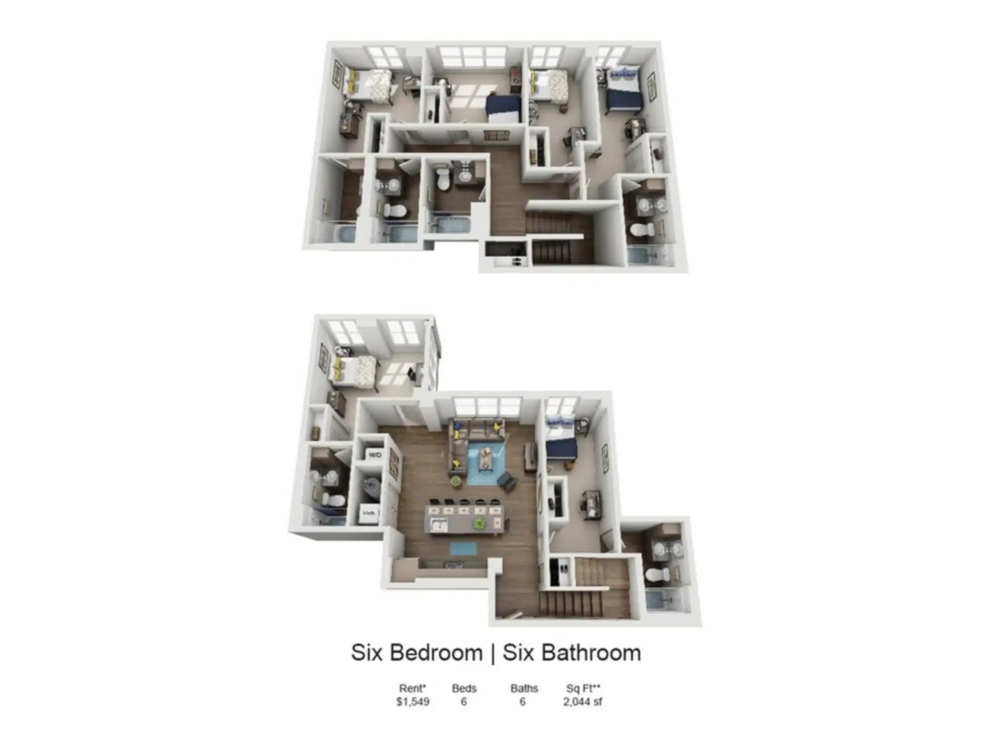 Six11, Ann Arbor – 6 Bedroom 6 Bathroom