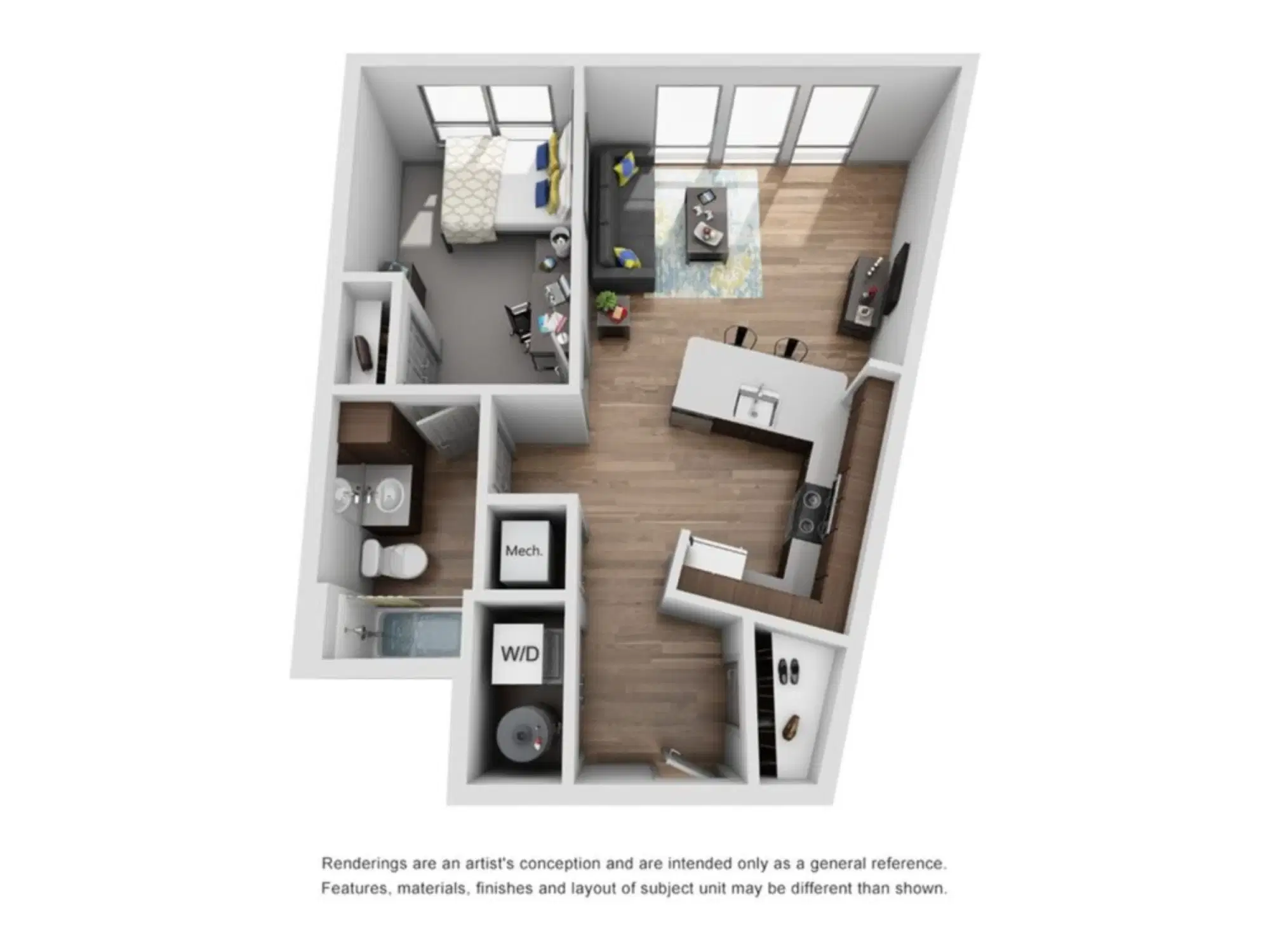 The Yard, Ann Arbor – 1 Bedroom 1 Bathroom