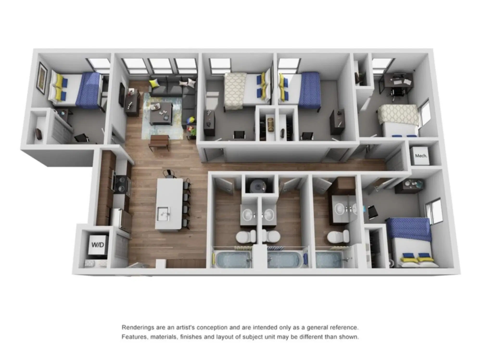 The Yard, Ann Arbor – 5 Bedroom 3 Bathroom