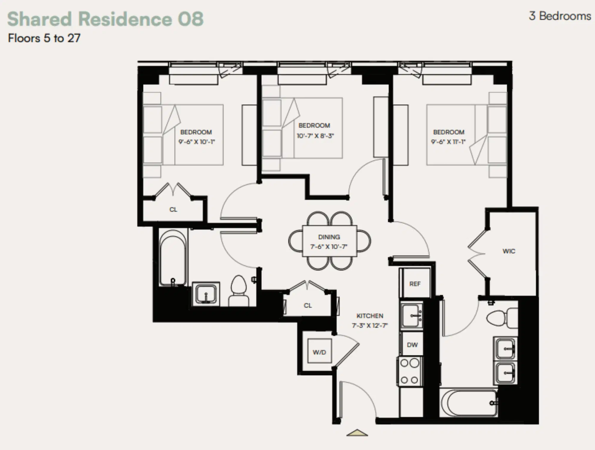 1440 Amsterdam Ave, New York – 3 Bedroom 2 Bathroom