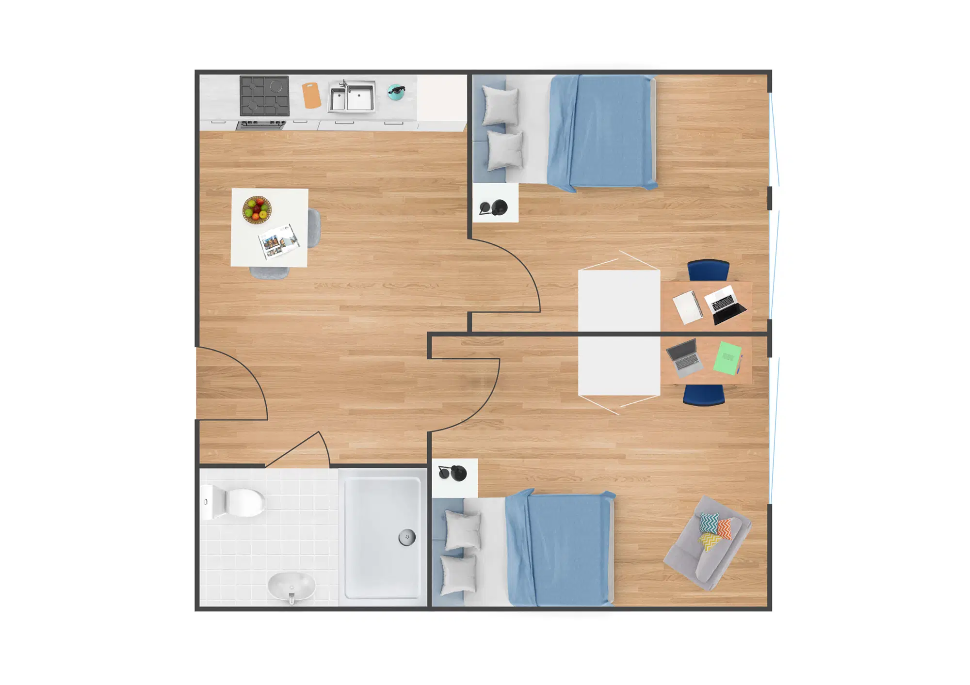 Coleman Court, Cork – Twodio Single (Top Floor)