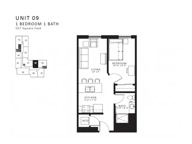 Sterling Arbor Blu, Ann Arbor – 1 Bedroom 1 Bathroom