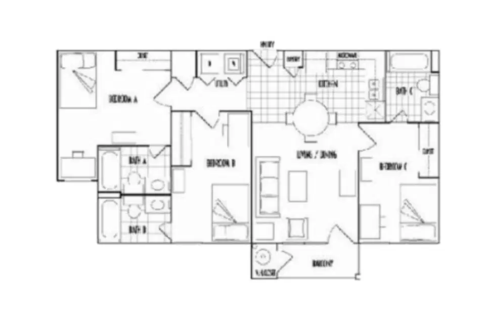Town Lake, Austin – 3 Bed 3 Bath
