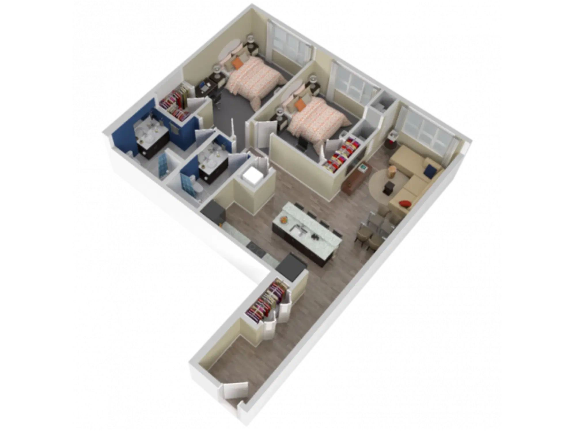 The Haven on College, New Haven – 2 Bedroom 2 Bathroom