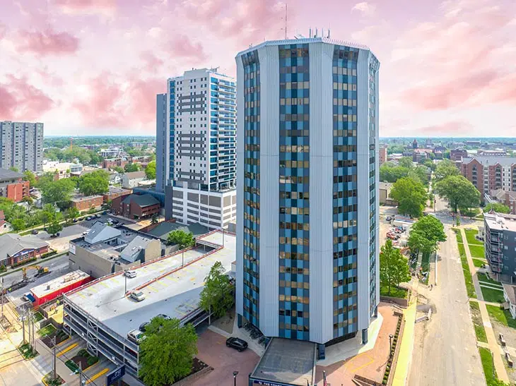 The Tower At Third, Champaign – Exterior