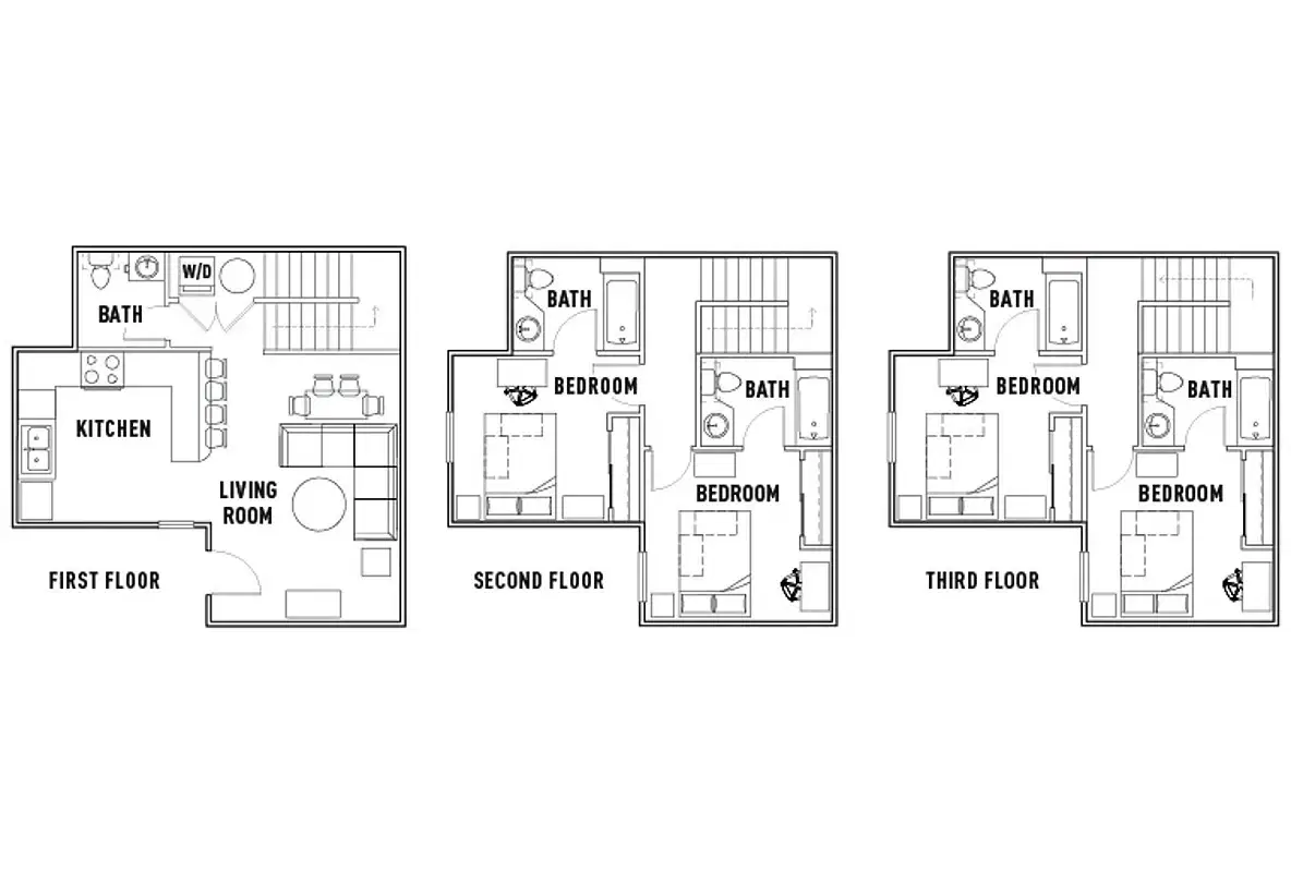 Latitude Lexington, Lexington – 525: 4 bed - 4.5 Bath