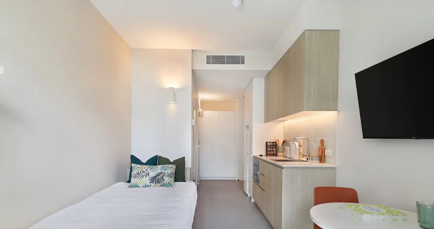 Iglu Flagstaff Gardens Student Accommodation, Melbourne – Single Studio Apartment