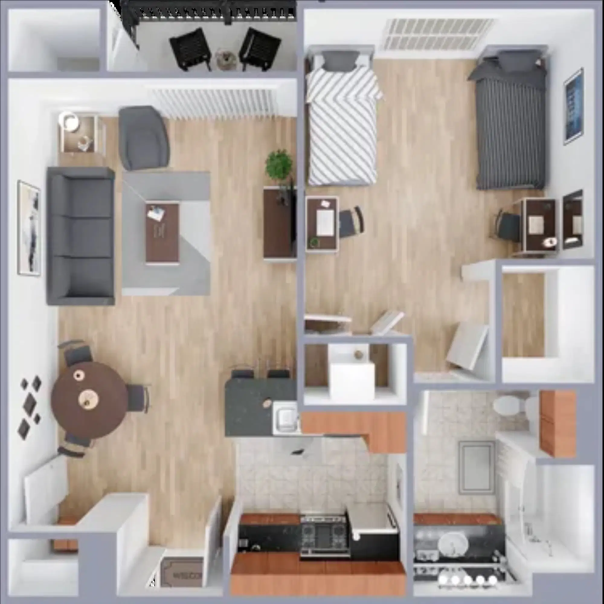 Lorenzo, Los Angeles – 1 Bedroom 1 Bathroom