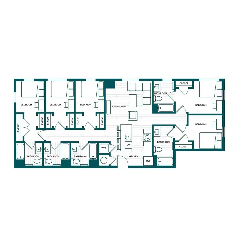 Verve Boise, Boise – Room in a 5 Bed 5 Bath - E3