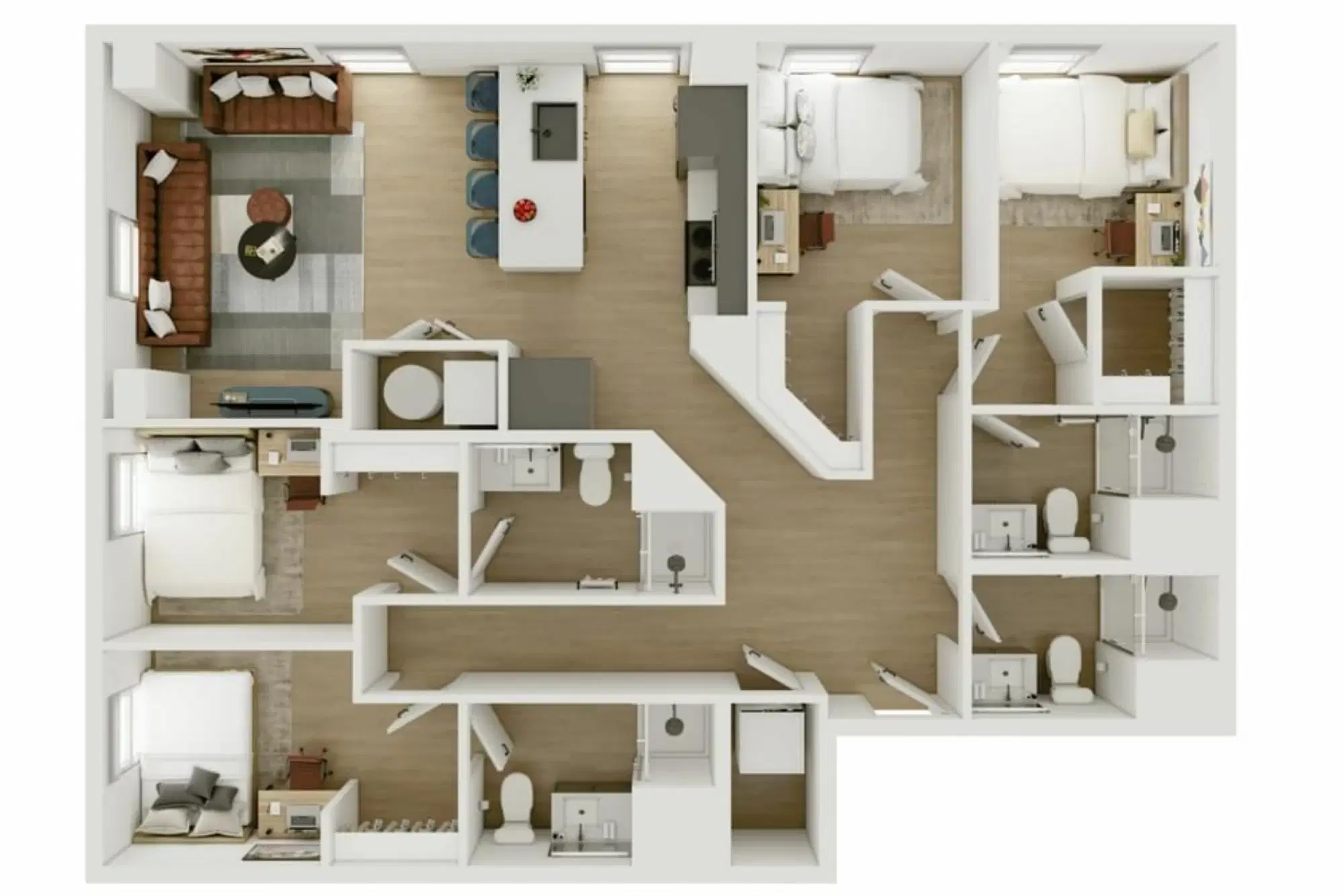 Ever West Lafayette, West Lafayette – Room in a 4 Bed 4 Bath - D6