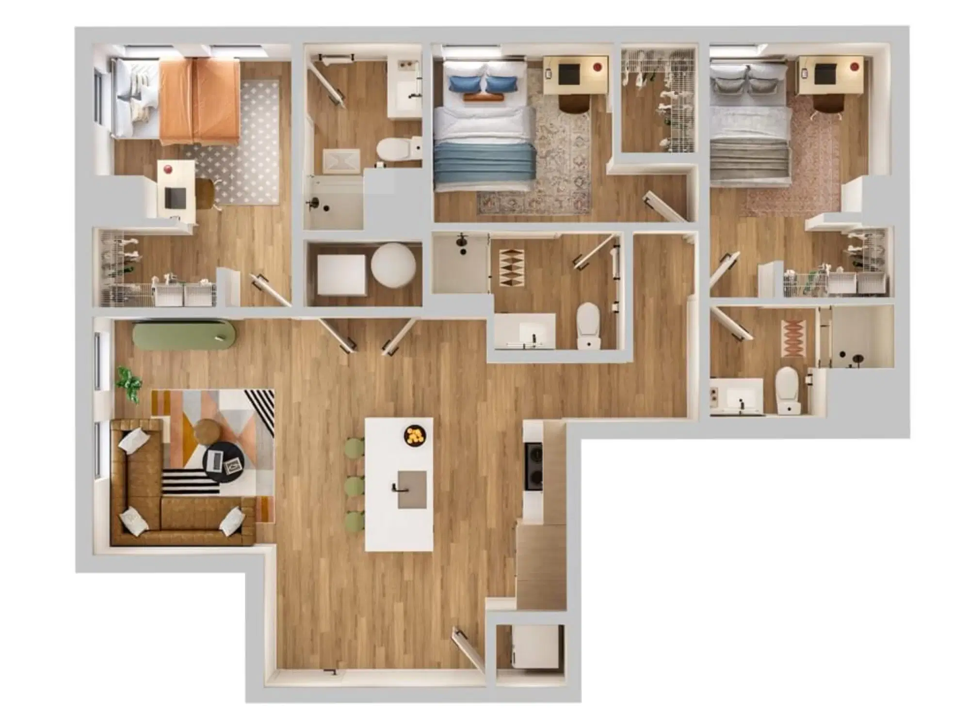 Verve Tempe, Tempe – Room in a 3 Bed 3 Bath - D2