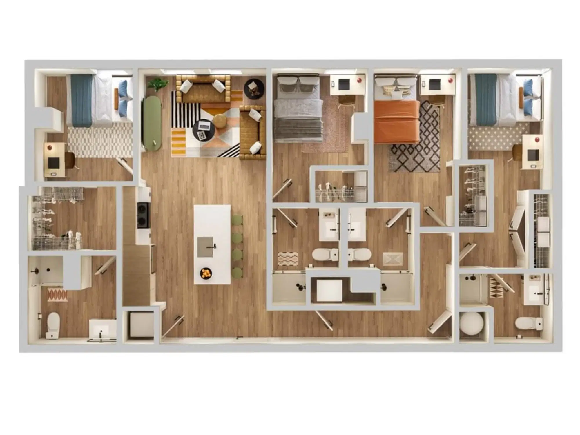 Verve Tempe, Tempe – Room in a 4 Bed 4 Bath - E3