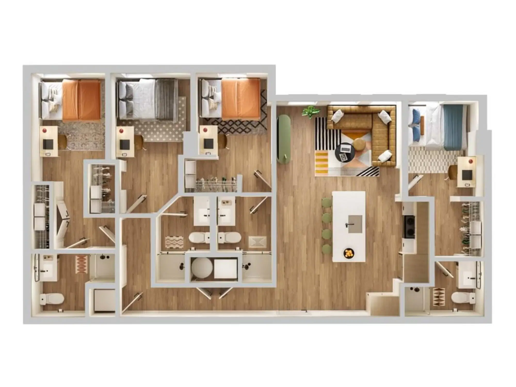 Verve Tempe, Tempe – Room in a 4 Bed 4 Bath - E4