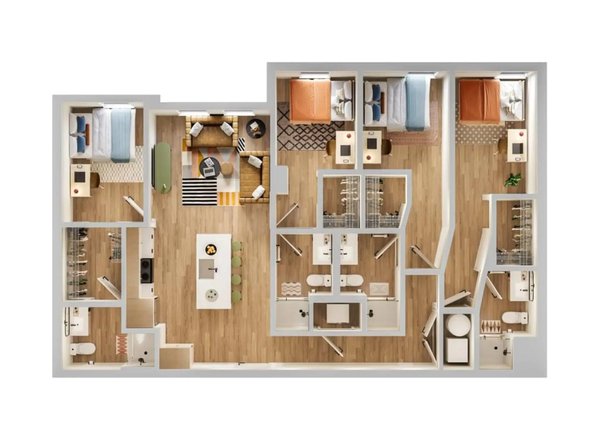 Verve Tempe, Tempe – Room in a 4 Bed 4 Bath - E6
