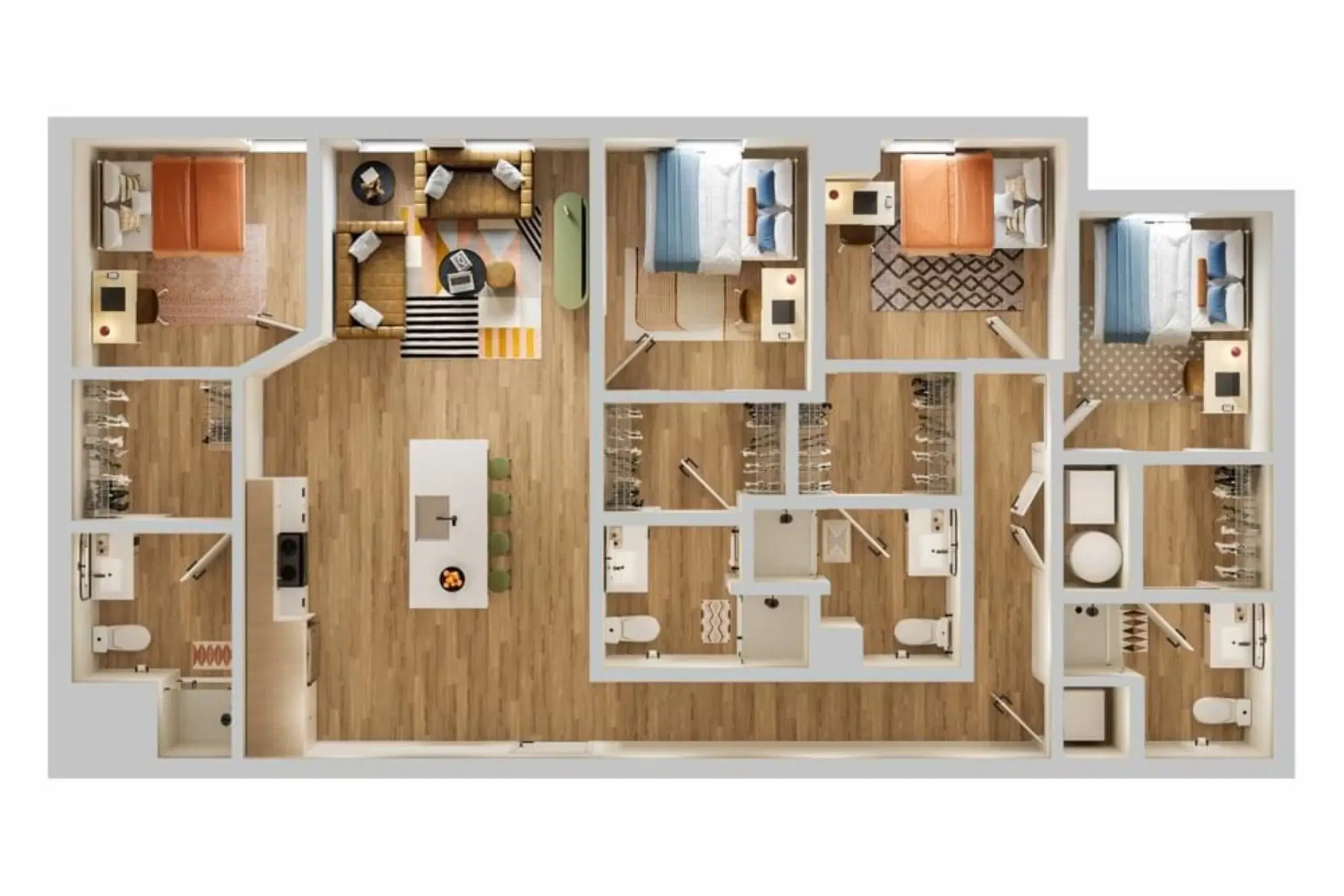 Verve Tempe, Tempe – Room in a 4 Bed 4 Bath - E9