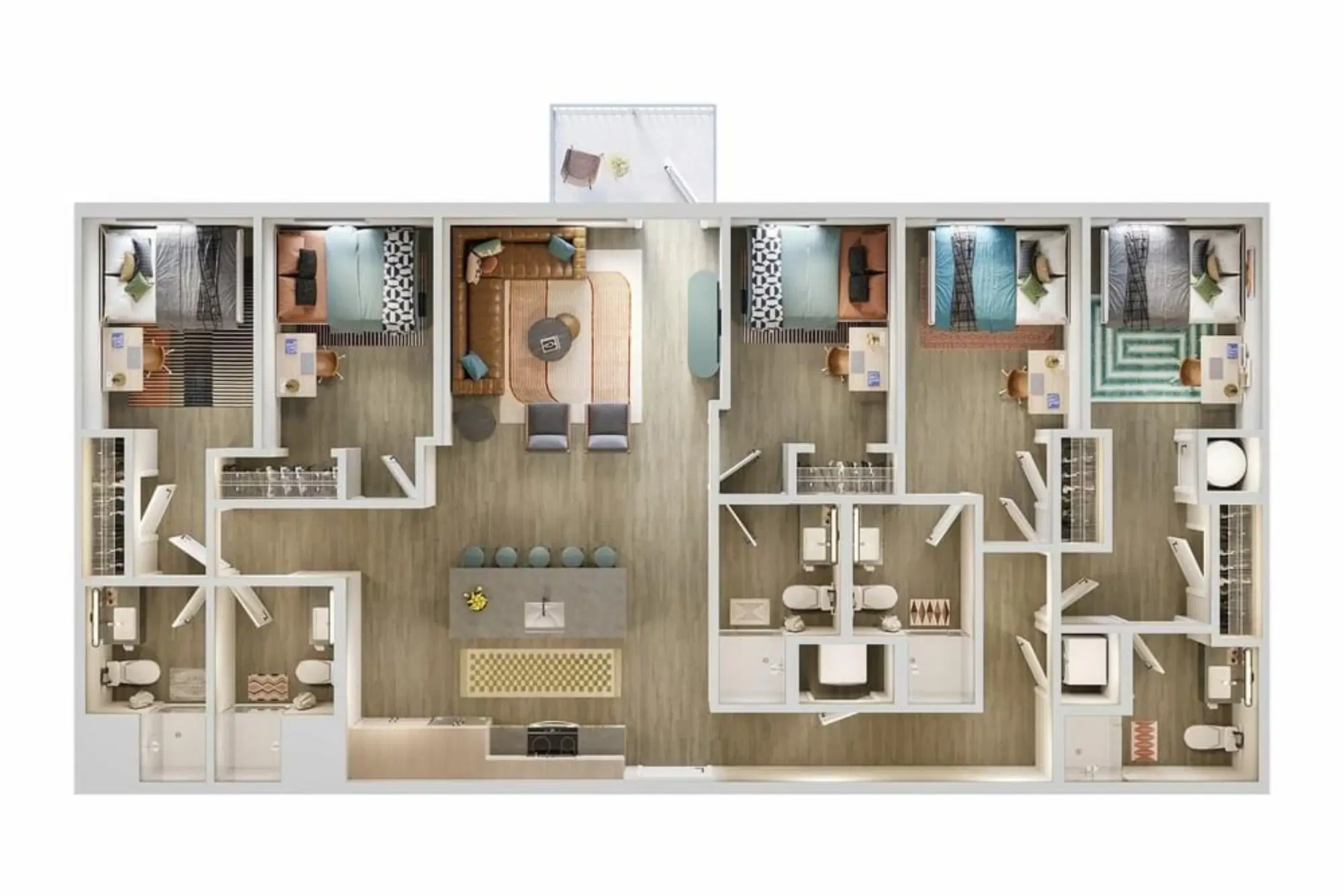 VERVE Orlando, Orlando – Room in a 5 Bed 5 Bath - E1