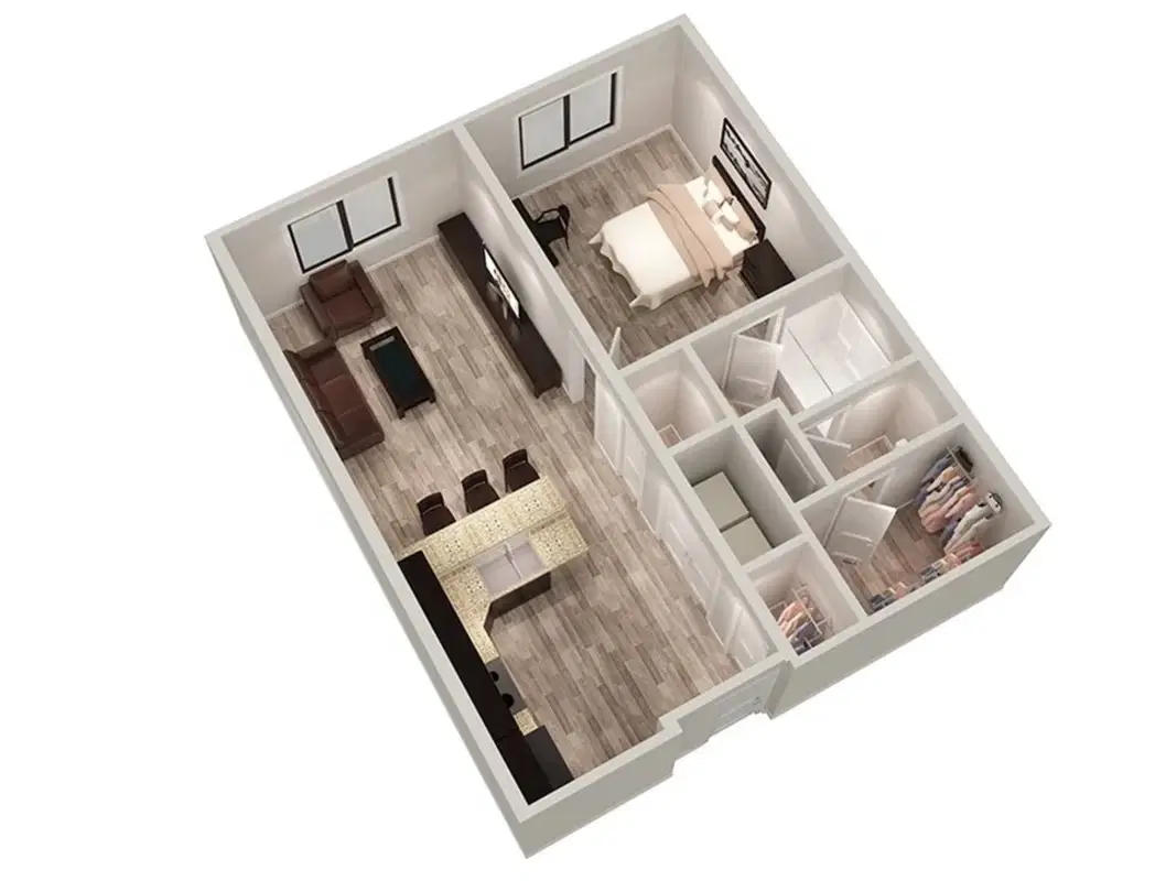 The Griff, Columbus – A1 Upgraded - 1 Bed 1 Bath