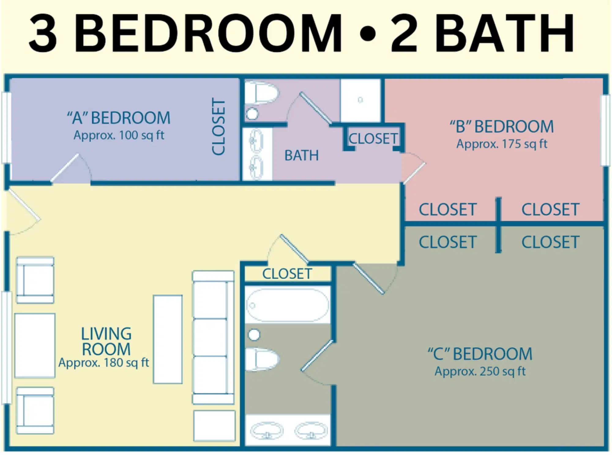 Tropicana Villas, Santa Barbara – 3 Bed 2 Bath