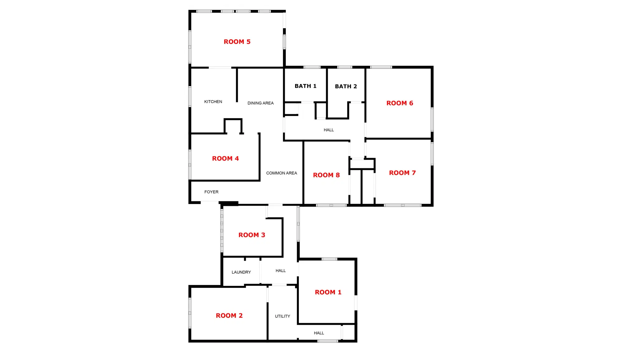 PDP 32205, Jacksonville – Floor Plan