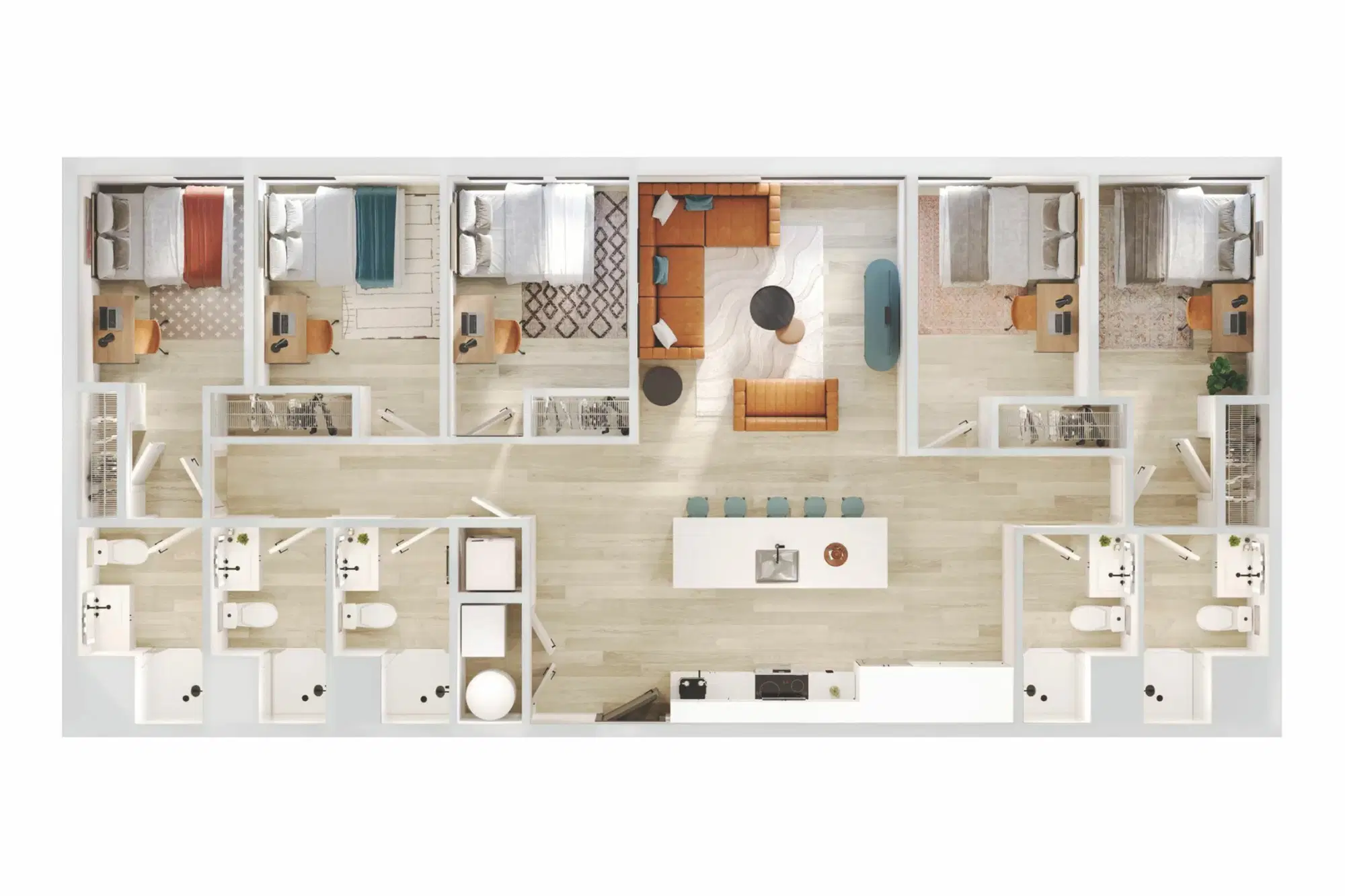 Verve Ann Arbor, Ann Arbor – Room in 5 Bed 5 Bath | 5BR - 03