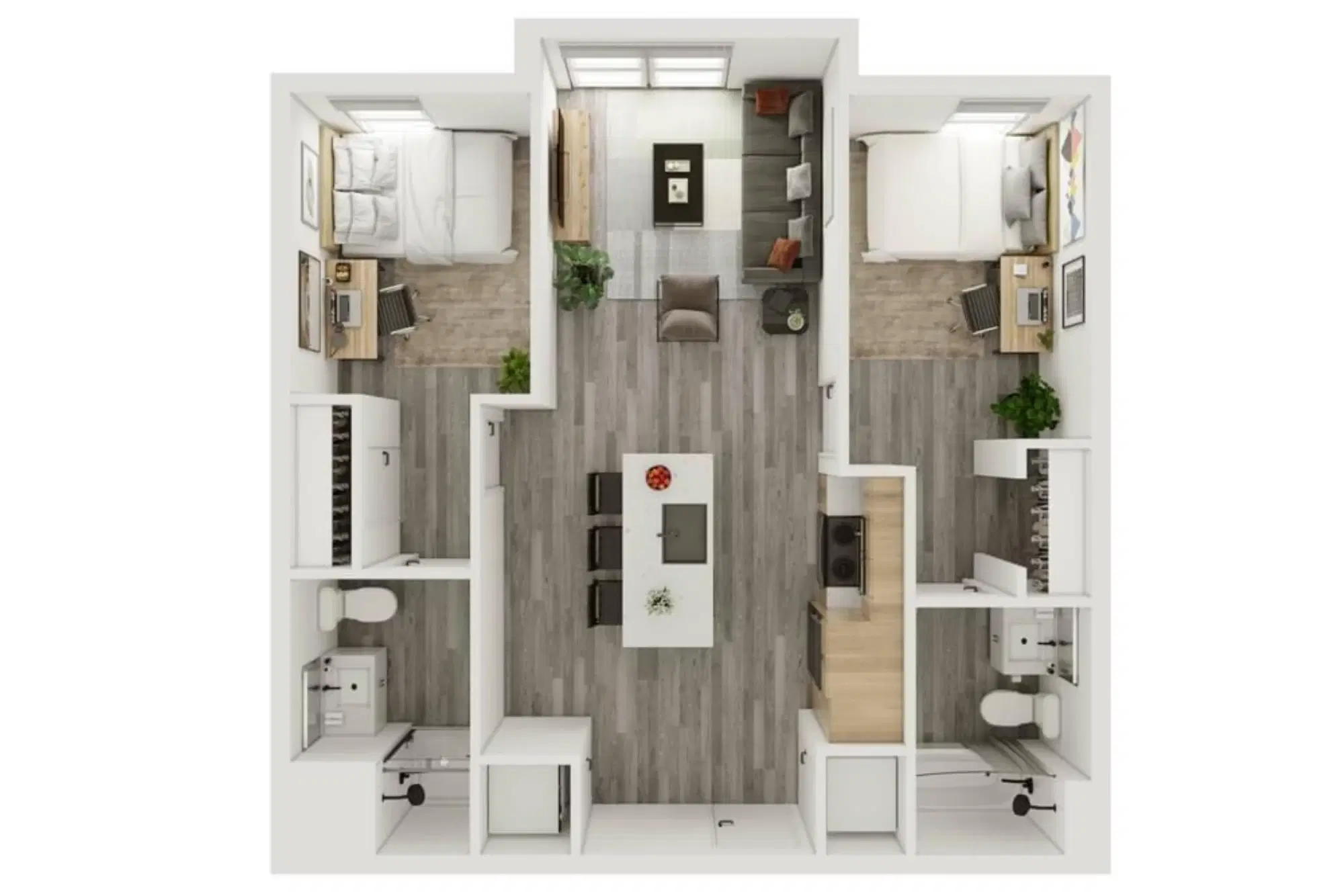 Verve West Lafayette, West Lafayette – 2 Bedroom 2 Bathroom | 2BD/2BA – B3