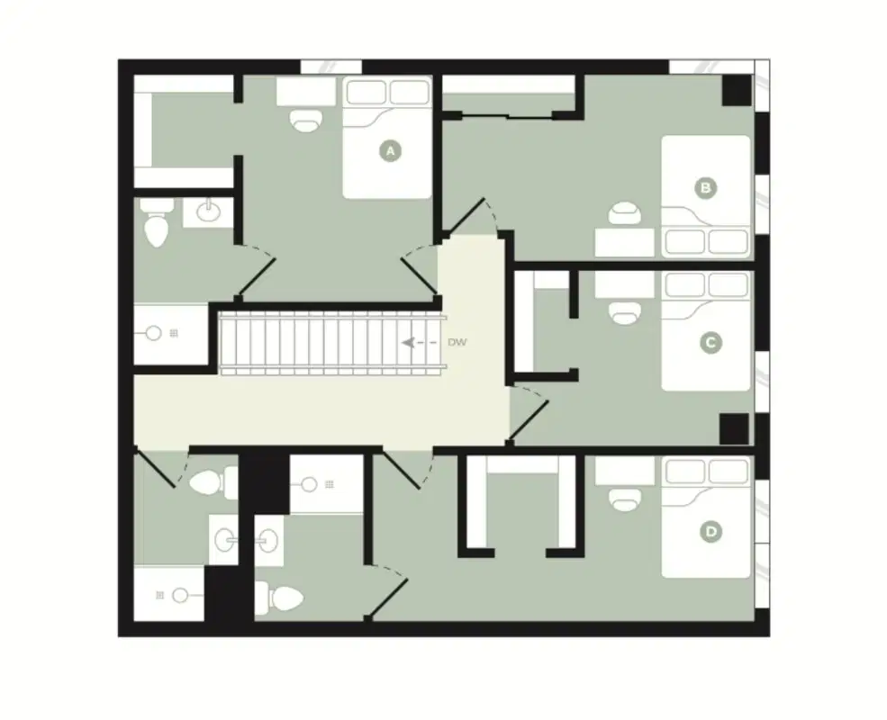 Hub College Park, College Park – 4 Bedroom 3.5 Bathroom