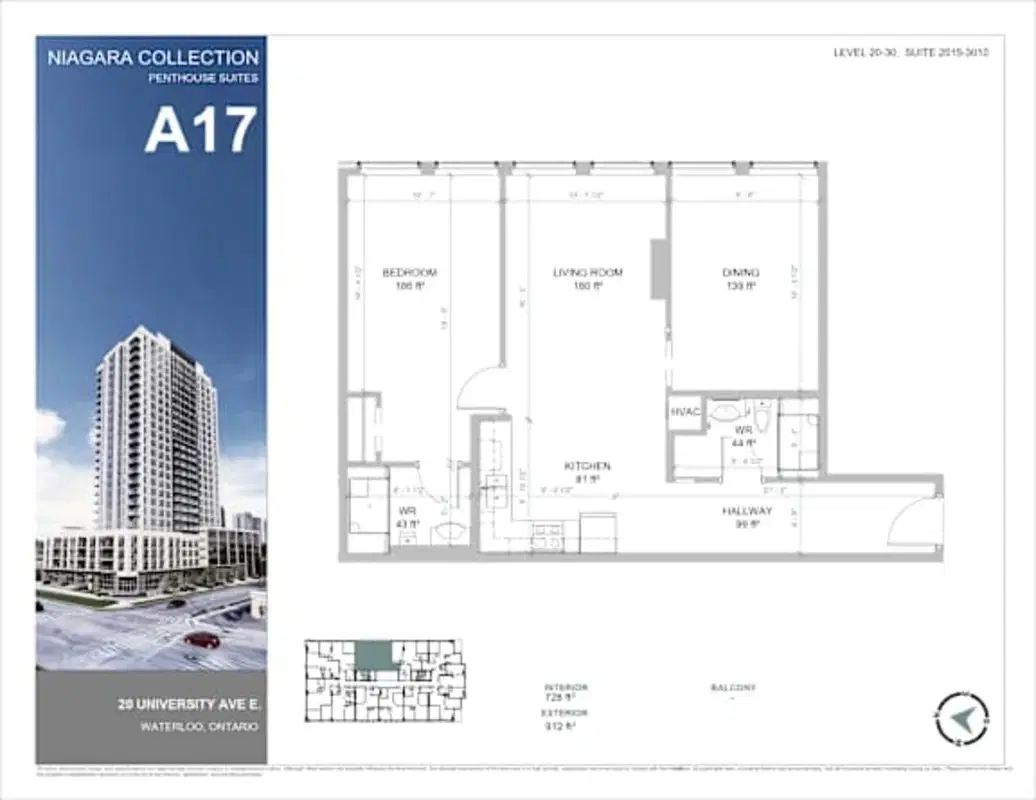 20 University, Waterloo – Penthouse-1