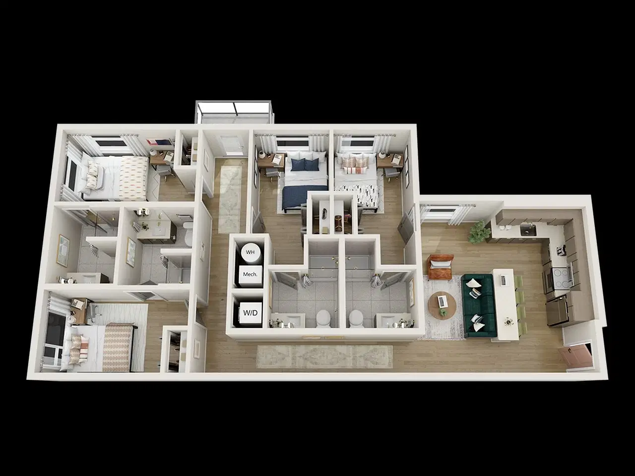 Sweetwater Gainesville, Gainesville – 4 Bedroom 4 Bathroom