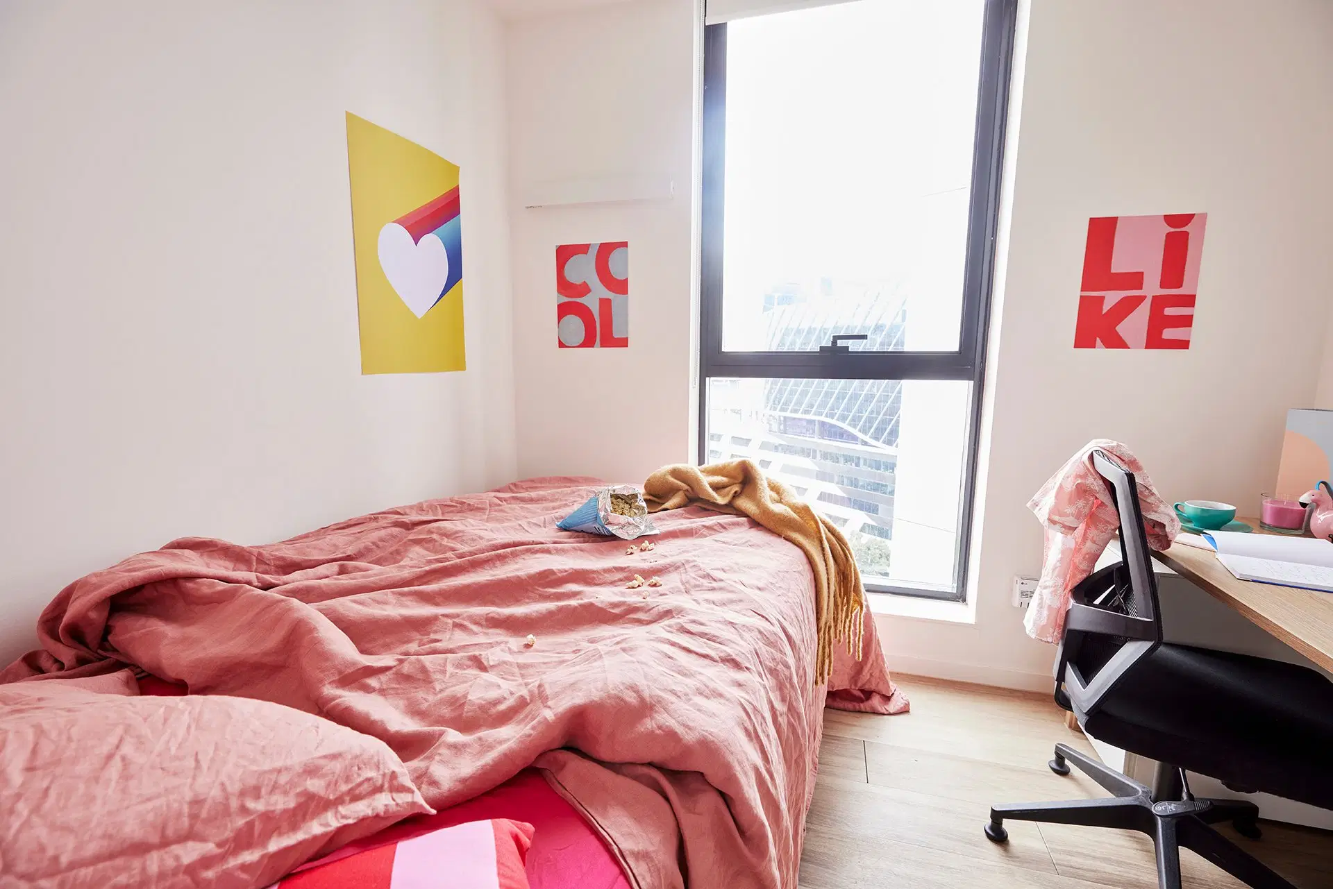 Scape Peel, Melbourne – 4 Bedroom Shared Bathroom, King Single Bed