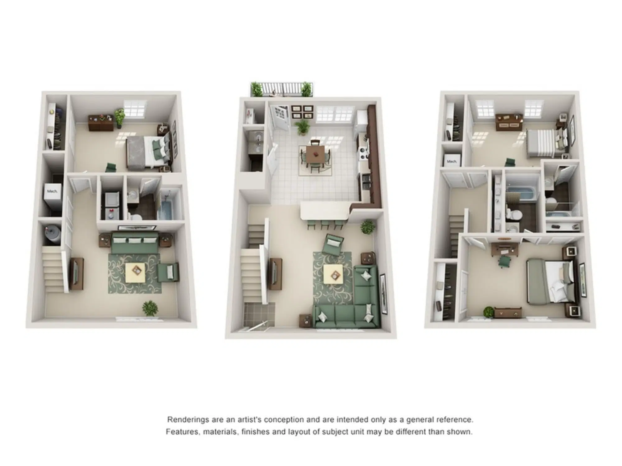 Copper Beech, Ames – 3BR/3.5BA Townhome