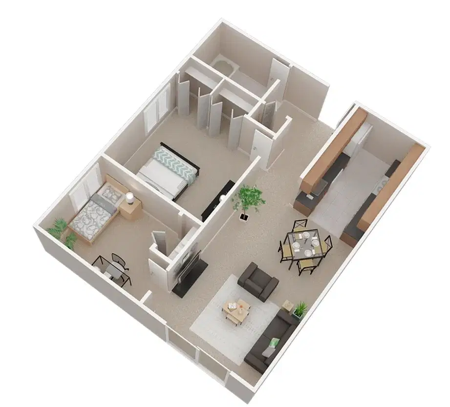 University Park Berkeley, Berkeley – 2 Bedroom 1 Bathroom
