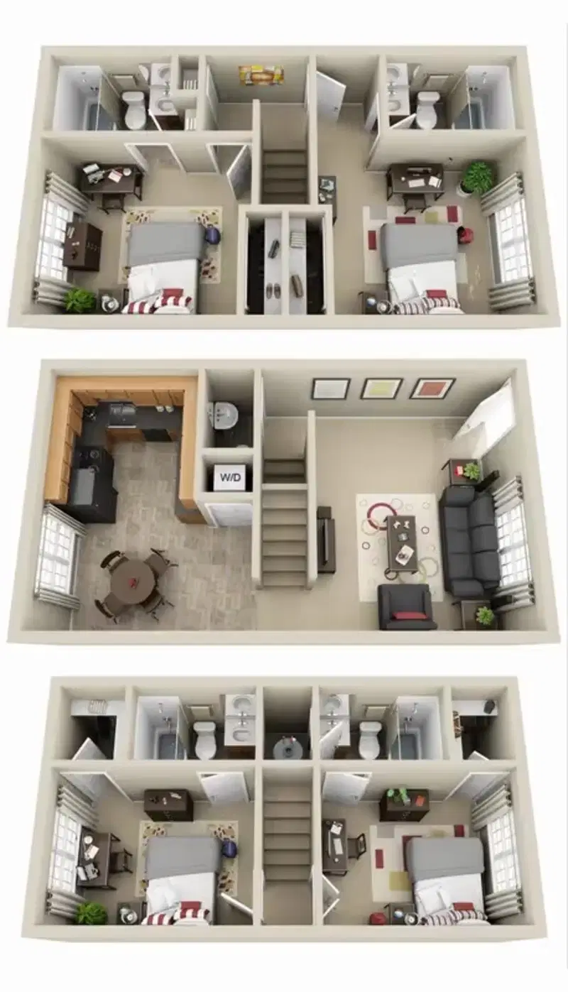 Squire Hill, Harrisonburg – 4 Bedroom 4.5 Bathroom