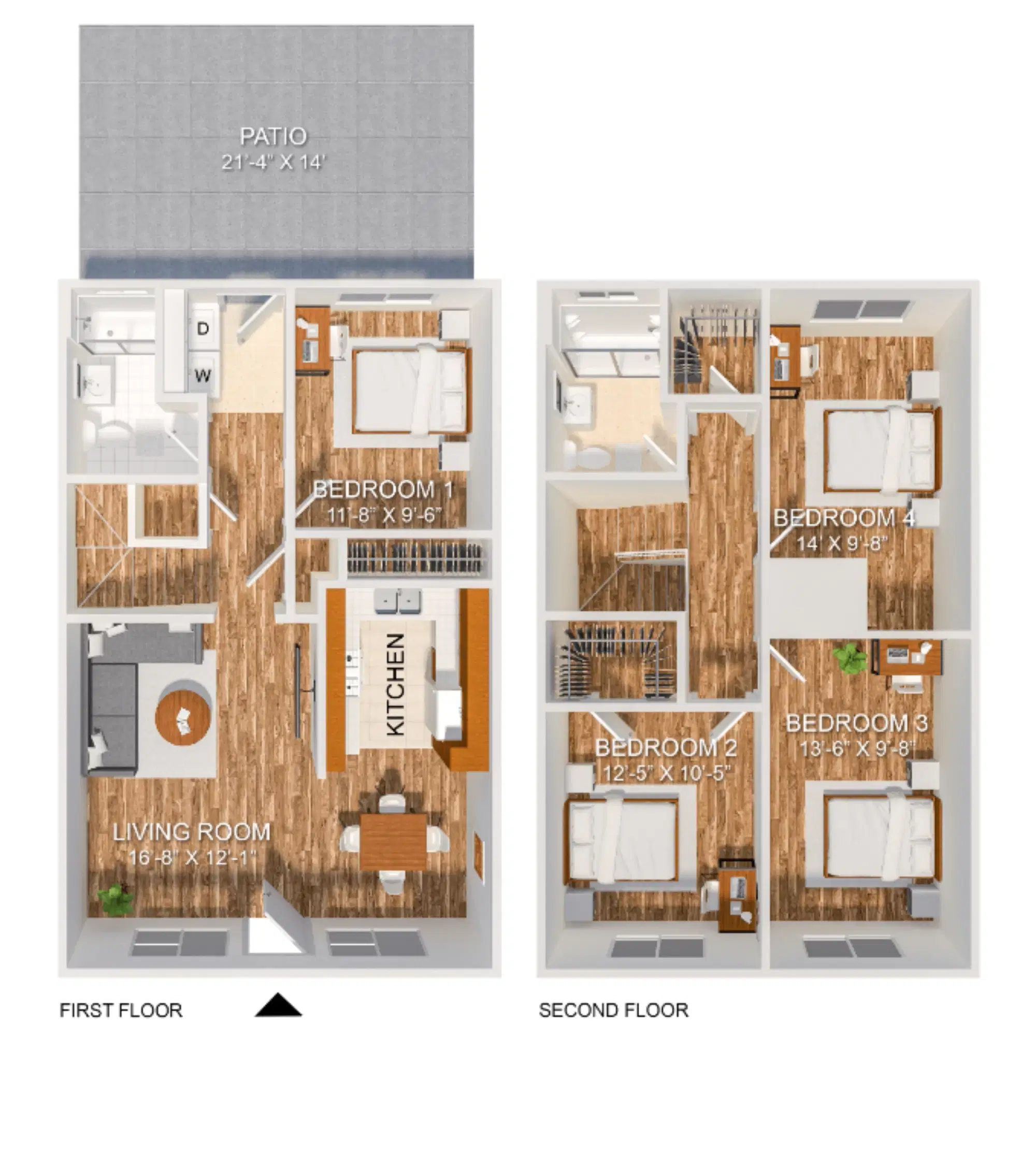 36 West, Los Angeles – 4 Bedroom 2 Bathroom Apartment